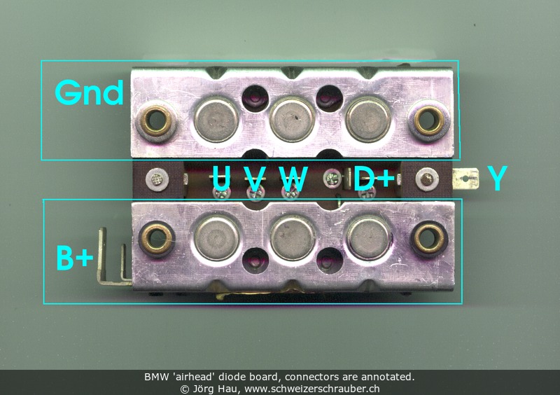 Bmw airhead diode board test #5